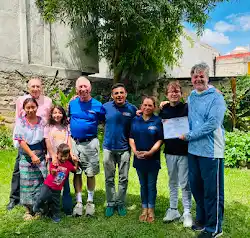 Students spending time together in Antigua Guatemala